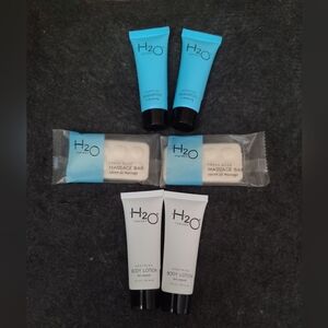 H20 THERAPY Shampoo Body Lotion & Wash Bar Soap Travel Size LOT Of 6